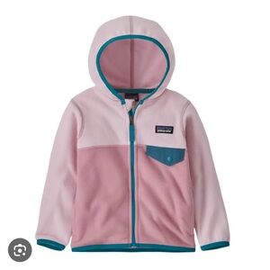 Patagonia Kids' Pink Fleece Hoodie